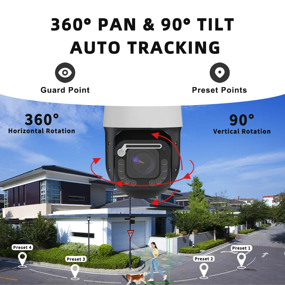 

60X 30X 20X 4K 8MP 5MP 2MP Speed Camera 100 Degrees Per Second POE IP Security CCTV PTZ Camera Housing With Screen Wiper