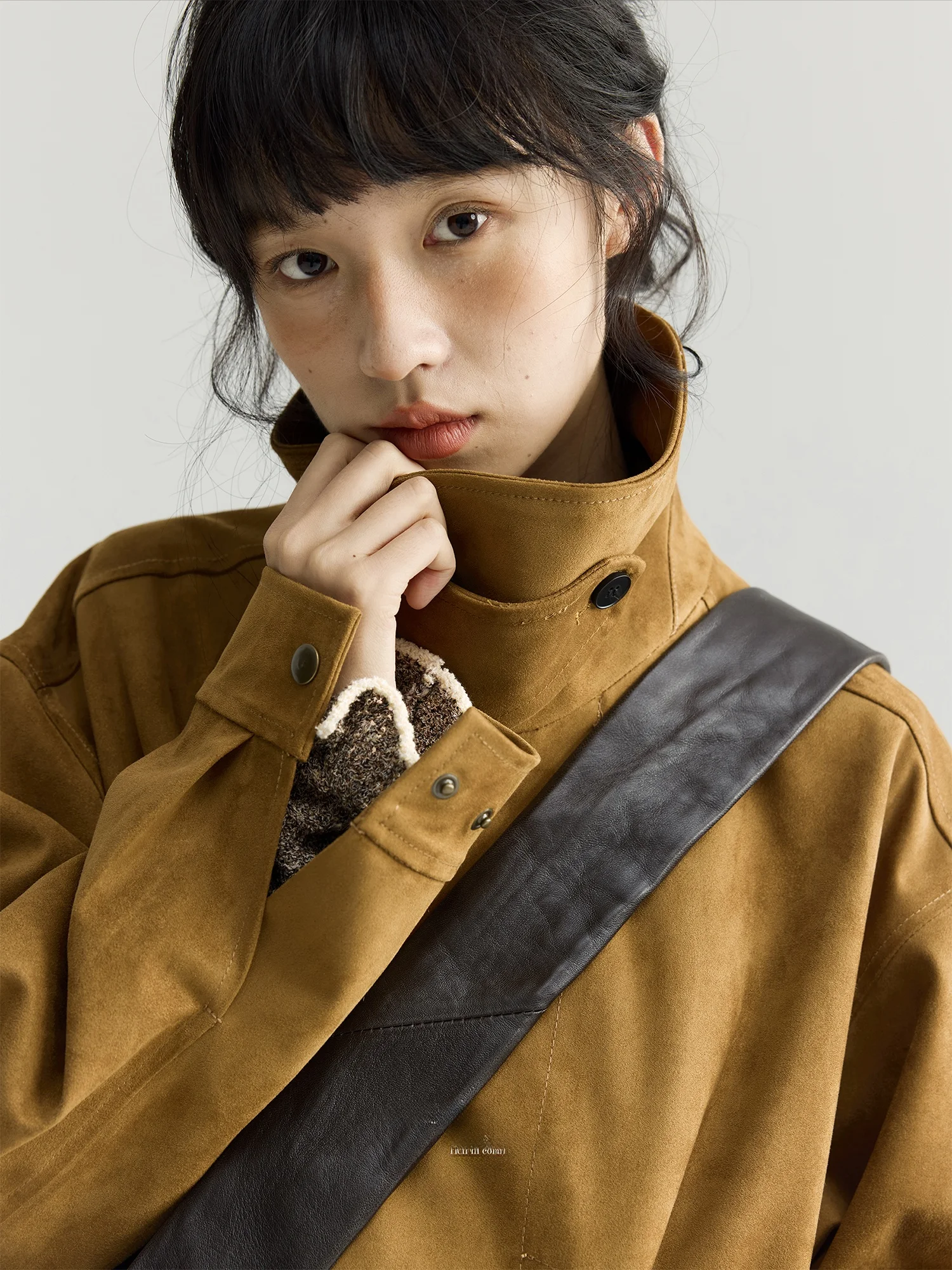 쿨 블랙 가죽 재킷 여성용 스타일리시 숏 바이커 코트 가을 신상 워크룸 패션 출퇴근 스타일 긴팔