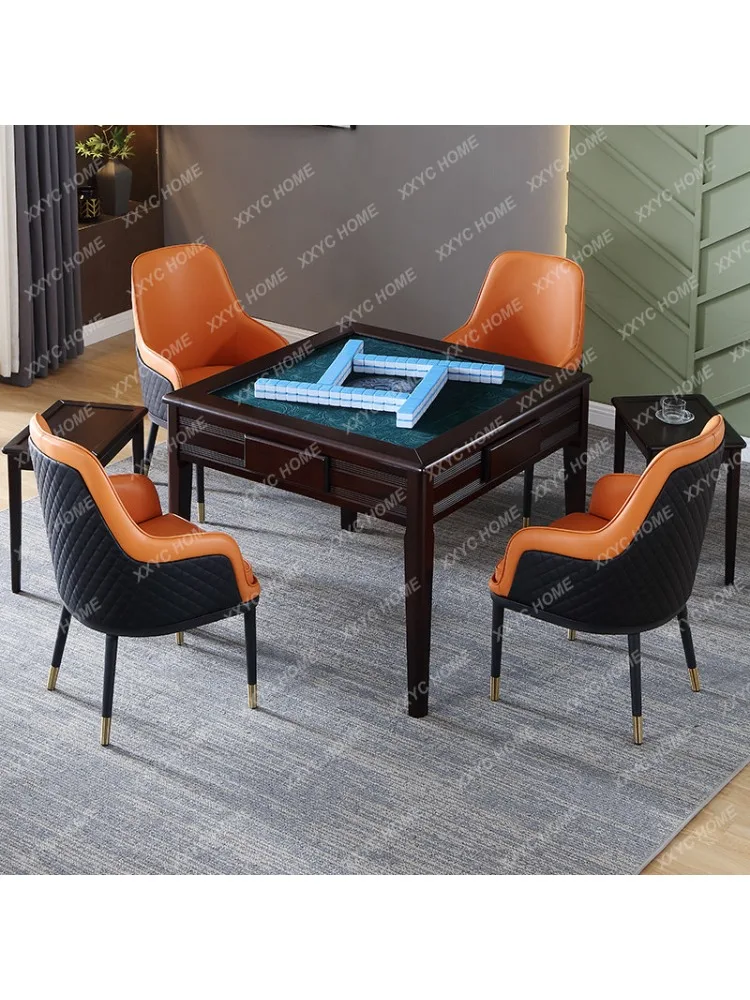 Solid Wood Mahjong Machine Automatic Household Electric Mahjong Table Dining Table Dual-Purpose in One furniture living room