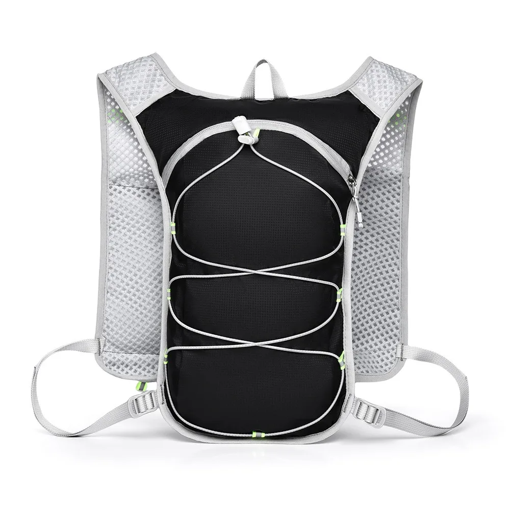 

Breathable Running Hydration Vest Ultra-light Multiple Pockets Running Hydration Bag Nylon Material Waterproof Water Backpack