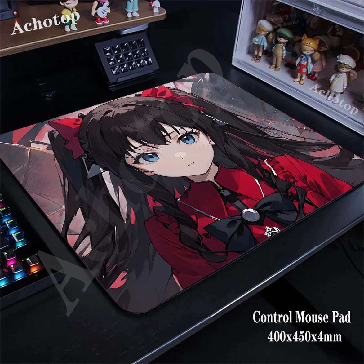 

Anime Girl Control Mouse Pad Office Mousepad Gaming Speed Keyboard Pads Locking Edge Table Carpet Gamer Desk Mat 400x450mm