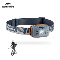 Naturehike-luz de Camping ultraligera IPX4, faro con Sensor impermeable, 42h, linterna de carga Usb de alta resistencia, lámpara para senderismo al aire libre