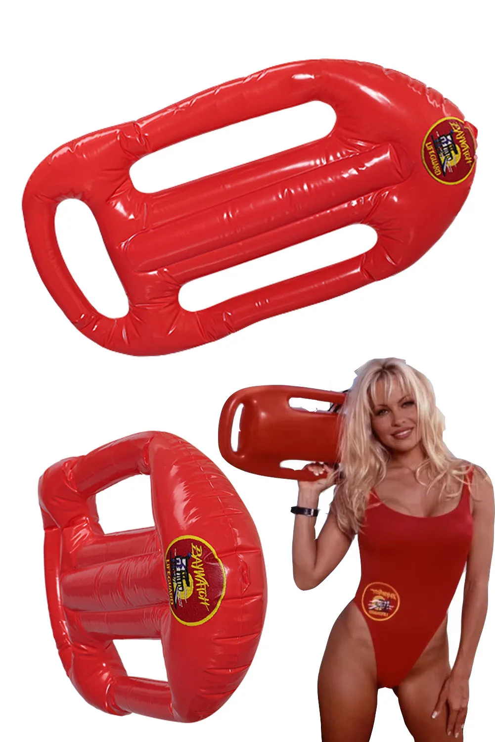 Baywatch Swimming Float Inflatable Board Cosplay Movie Costume Accessories Prop Adult Halloween Carnival Women Men Disguise