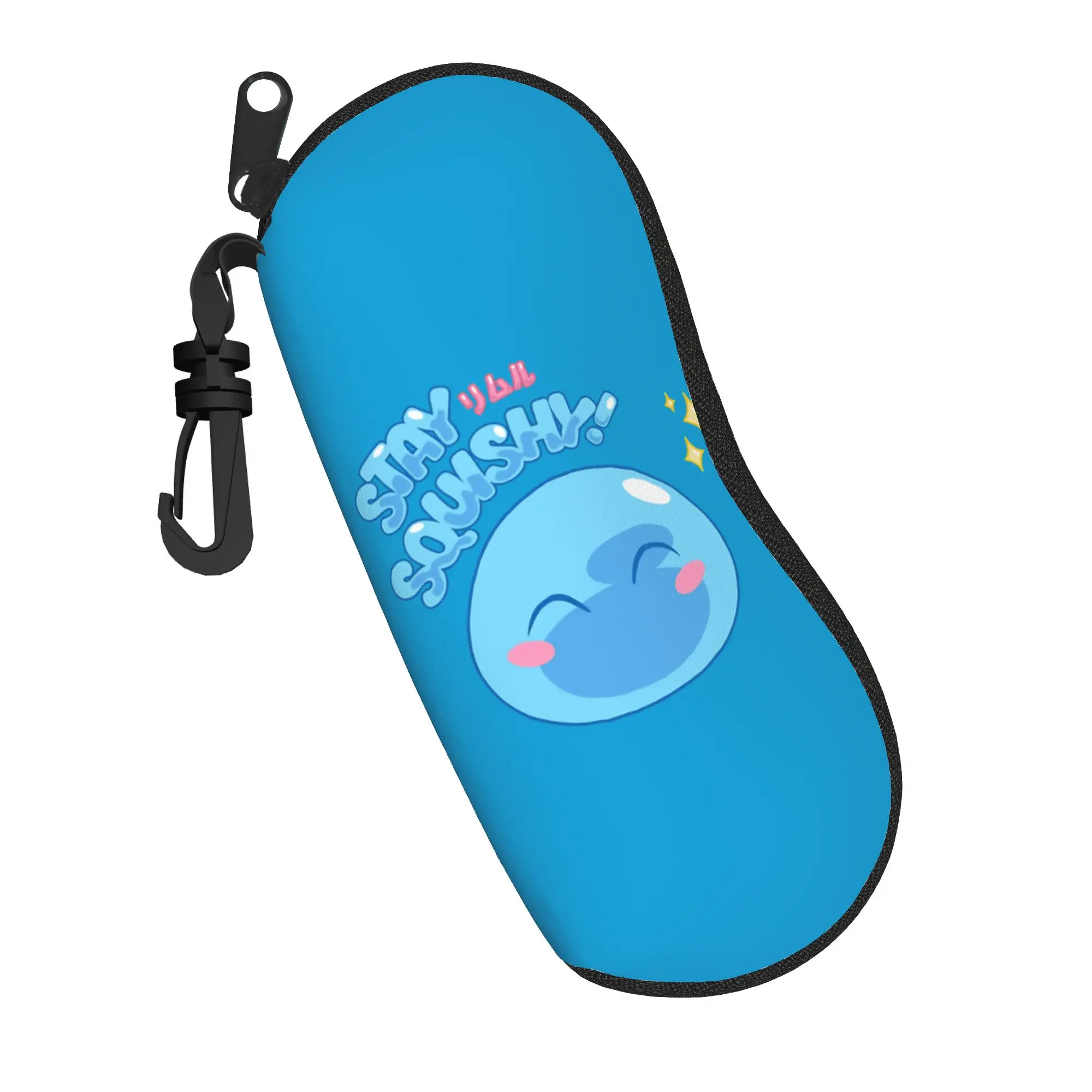 Harajuku Dragon Quest slime Glasses Case Protective Zipper  Glasses Storage Box Anti-Pressure Sunglasses Box