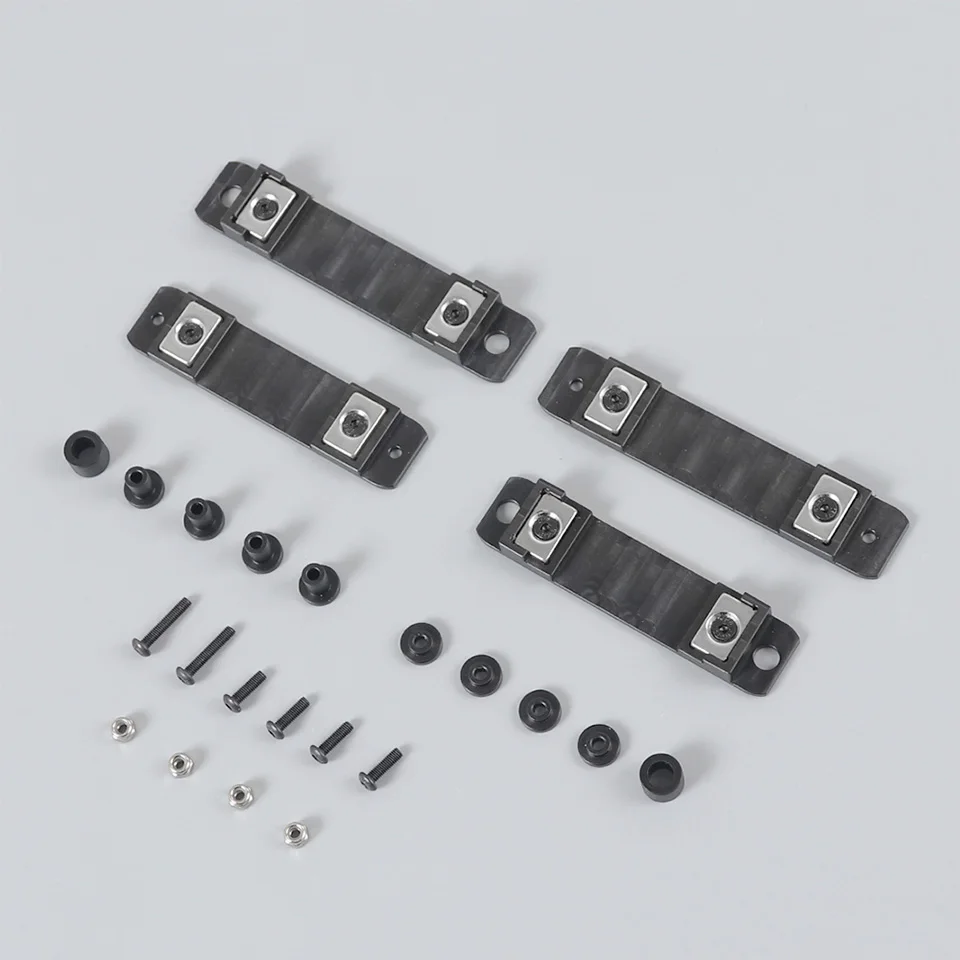 4Pcs Magnetic Connector Body Post Mount Invisible Shell Column for 1/10 RC Crawler Car TRX4 TRX-6 G500 Upgrade Parts