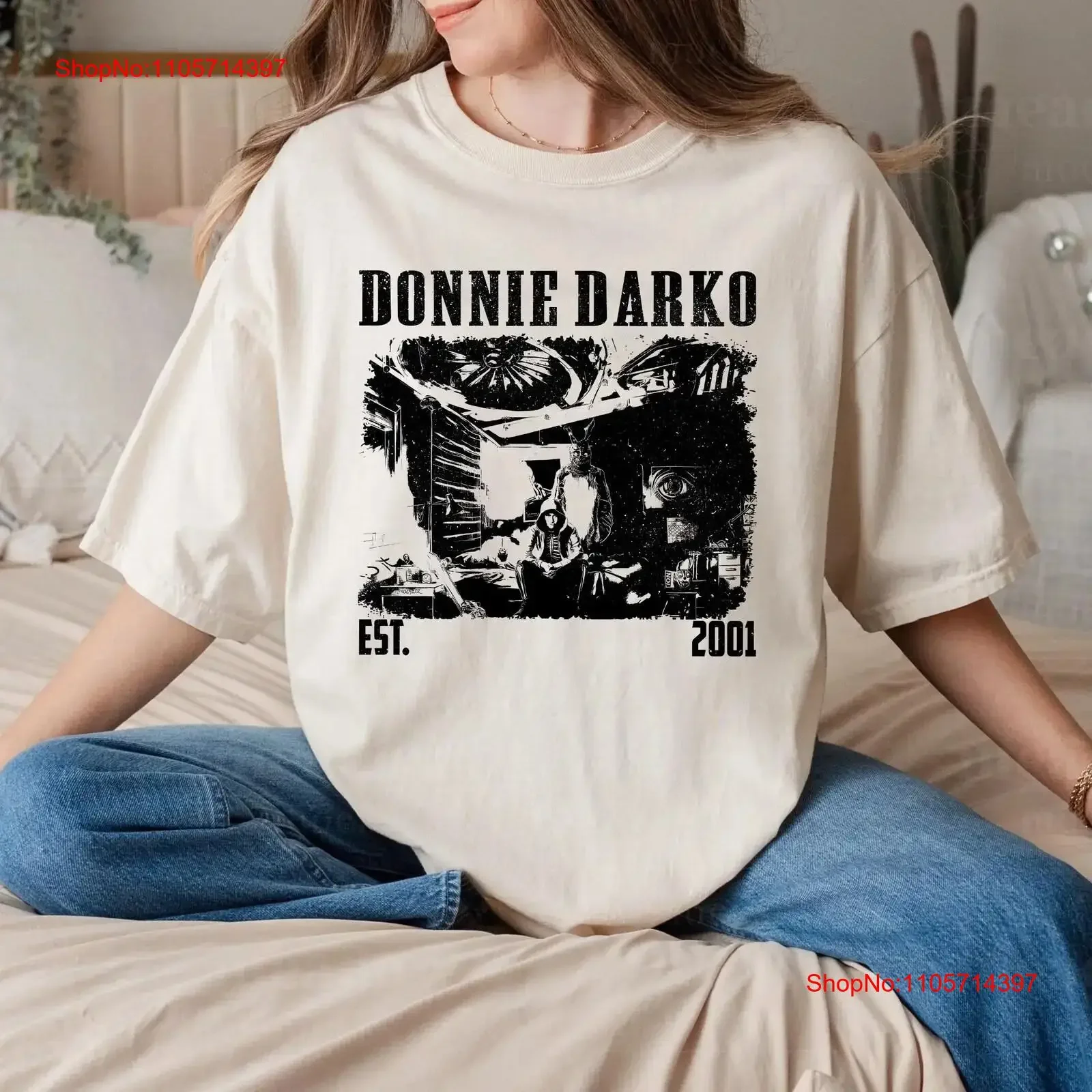 Donnie Darko T Shirt Movie Retro Vintage Classic s for him Christmas vintage Washed graphic designer clothes streetwear