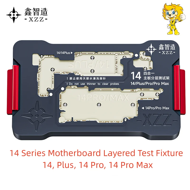 XinZhizao XZZ 14 Series Motherboard Layered Test Fixture for 14,14 plus,14 Pro, 14 Promax for iPhone Repair Tool ss 905a 7 0 for iphone 6 13 and sam series power boot control line cable power test boot cable added battery boot function