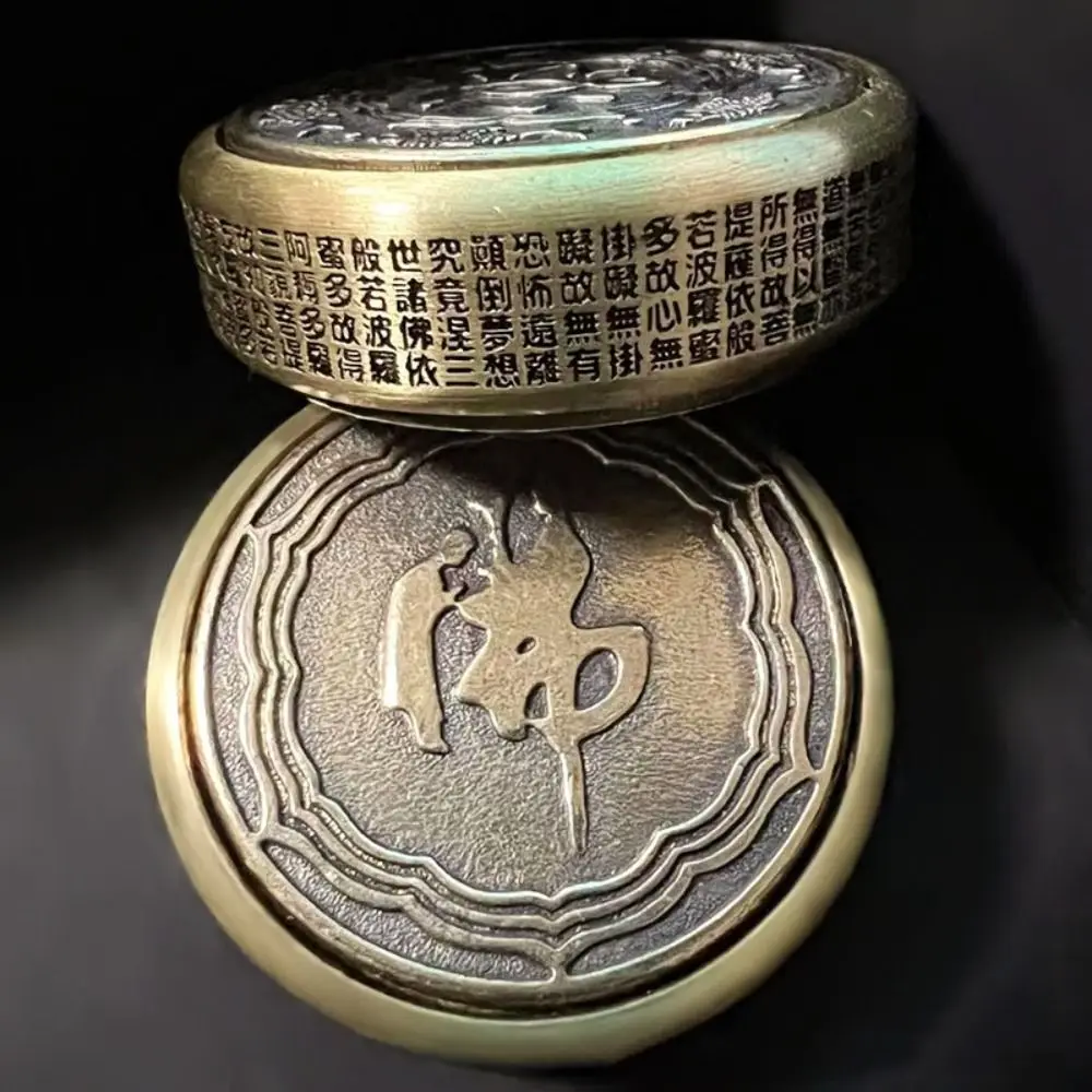 

Zen Buddha Fidget Spinner Metal Material Desk Toys Fingertip Spinner Rotating Device Sensory Rotating Gyroscope Adult Children