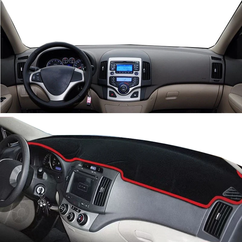 

Стайлинг автомобиля для Hyundai Elantra Avante I30 2007 2008 2009 2010, коврик для приборной панели, коврик для приборной панели, солнцезащитный коврик, ковер, автоаксессуары
