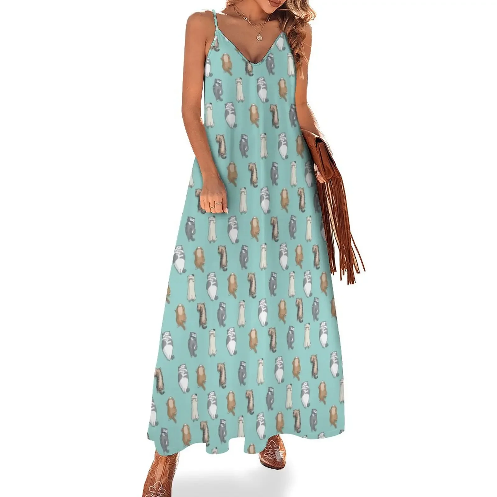 

The Belly Edition Sleeveless Dress luxury dress Prom gown long dress women