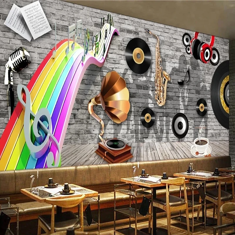 papel-de-parede-personalizado-com-foto-de-instrumento-musical-em-parede-de-tijolos-retro-para-restaurante-bar-ktv-cafe-sala-de-estar-fundo-de-tv-quarto