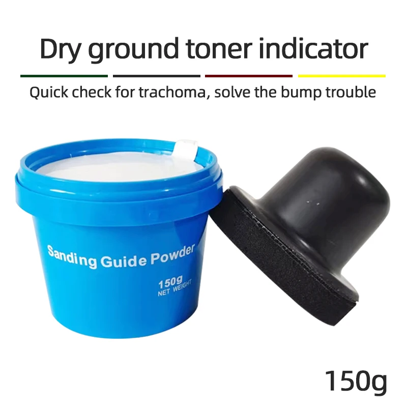 Dry Ground Tonne Dry Guide Coat Powder r Indicator 150g Shows Imperfections & Scratches on Car Paint Putty Dropshipping Black