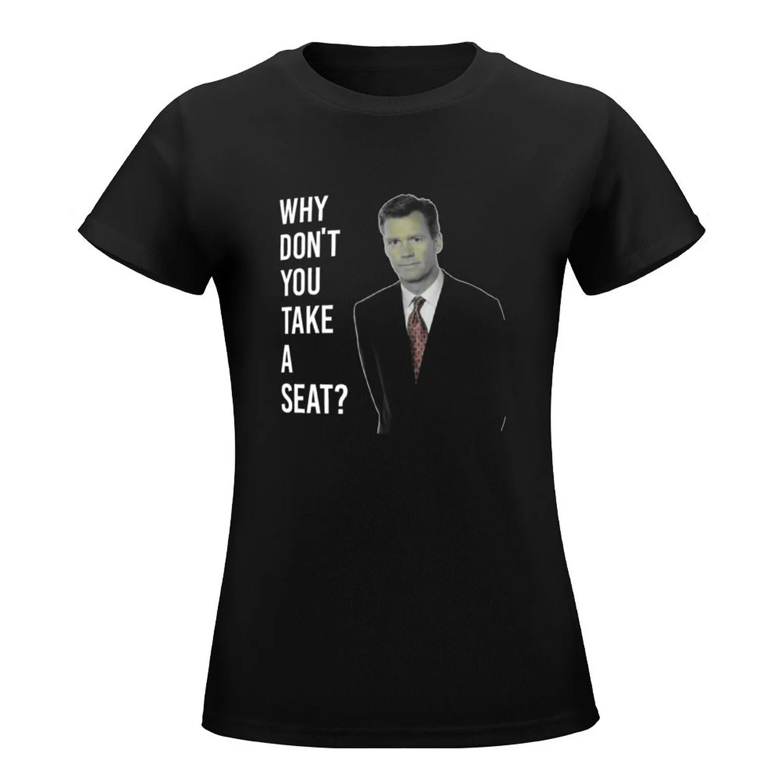 Chris Hansen dlaczego nie zajmiesz miejsca 7 koszul, T-Shirt estetyczne ubrania kawaii ubrania t-shirt sukienka damska