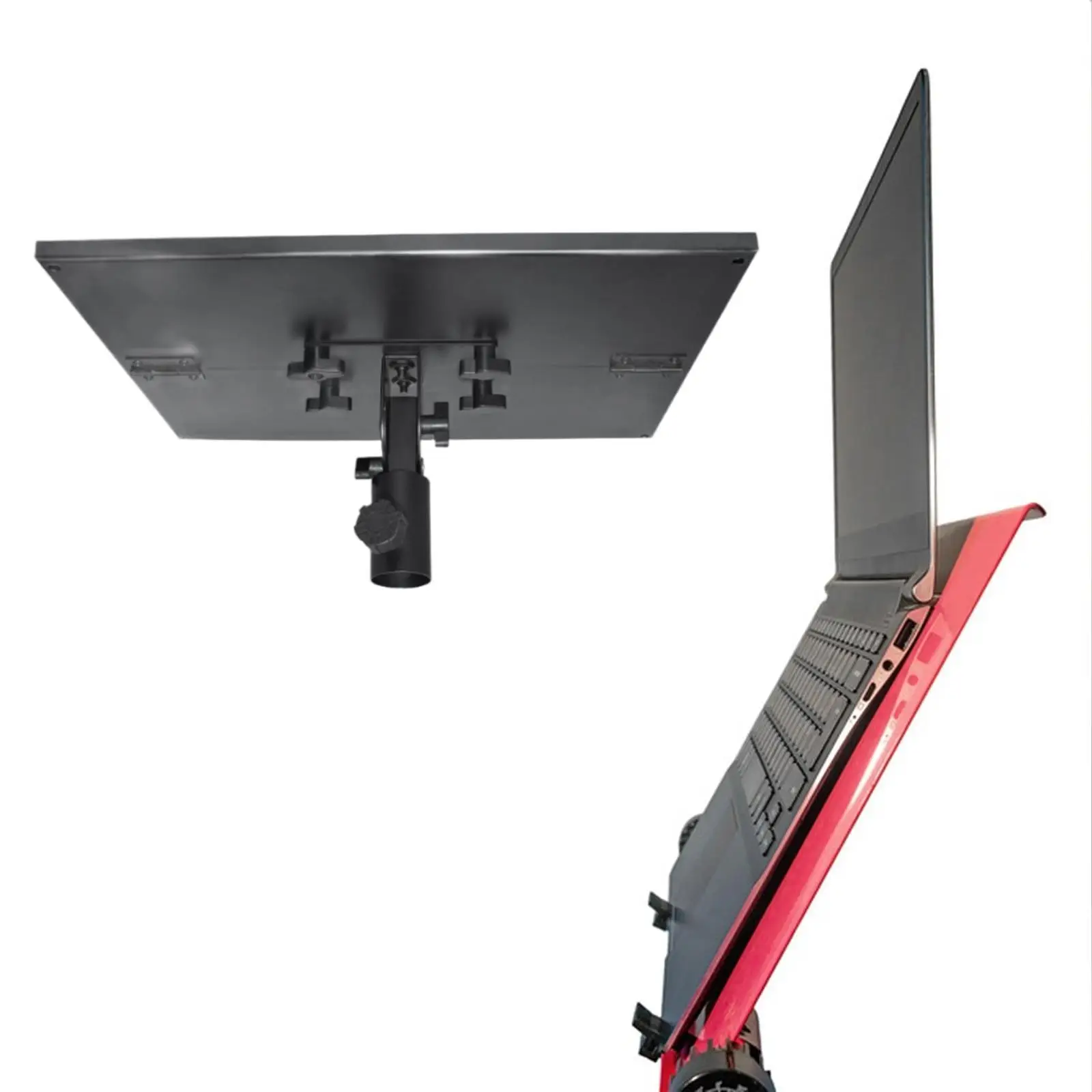 

Projector Tripod Stand with Non Slip Tray Adjustable Angle Steel Frame for Office Home Stage DJ Equipment and Outdoor Movies