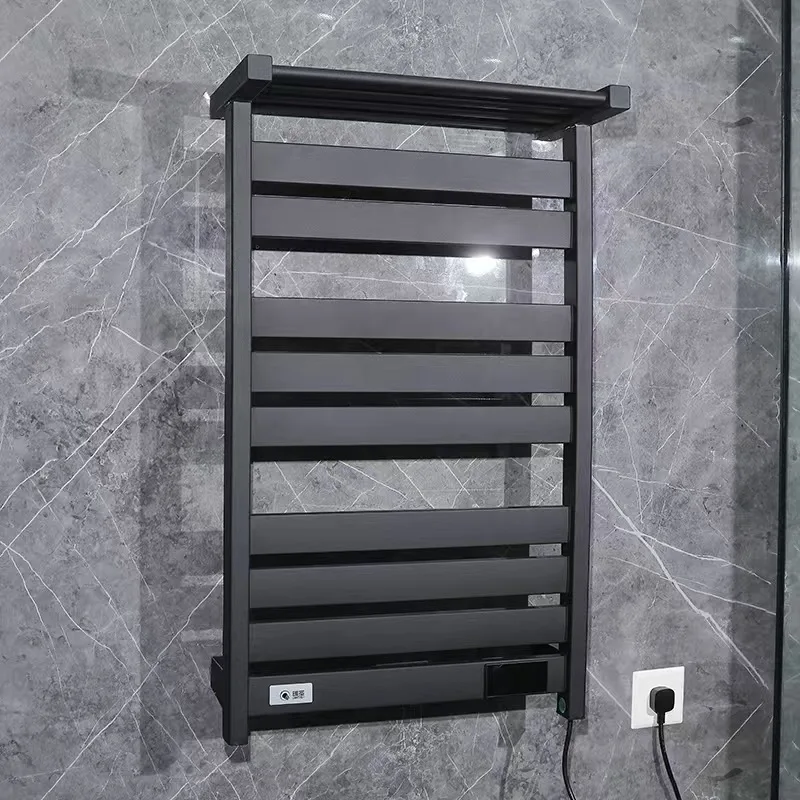 Bathroom Radiators Electric Heating Towel Warmer Dryer Rack Wall Mounted Smart Bath Towel Rail Racks