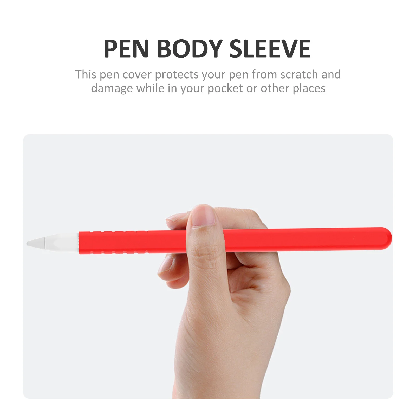 

2 комплекта силиконовых чехлов для карандашей, защитные, прочные, эргономичные, совместимые с беспроводными карандашами Pencil 2