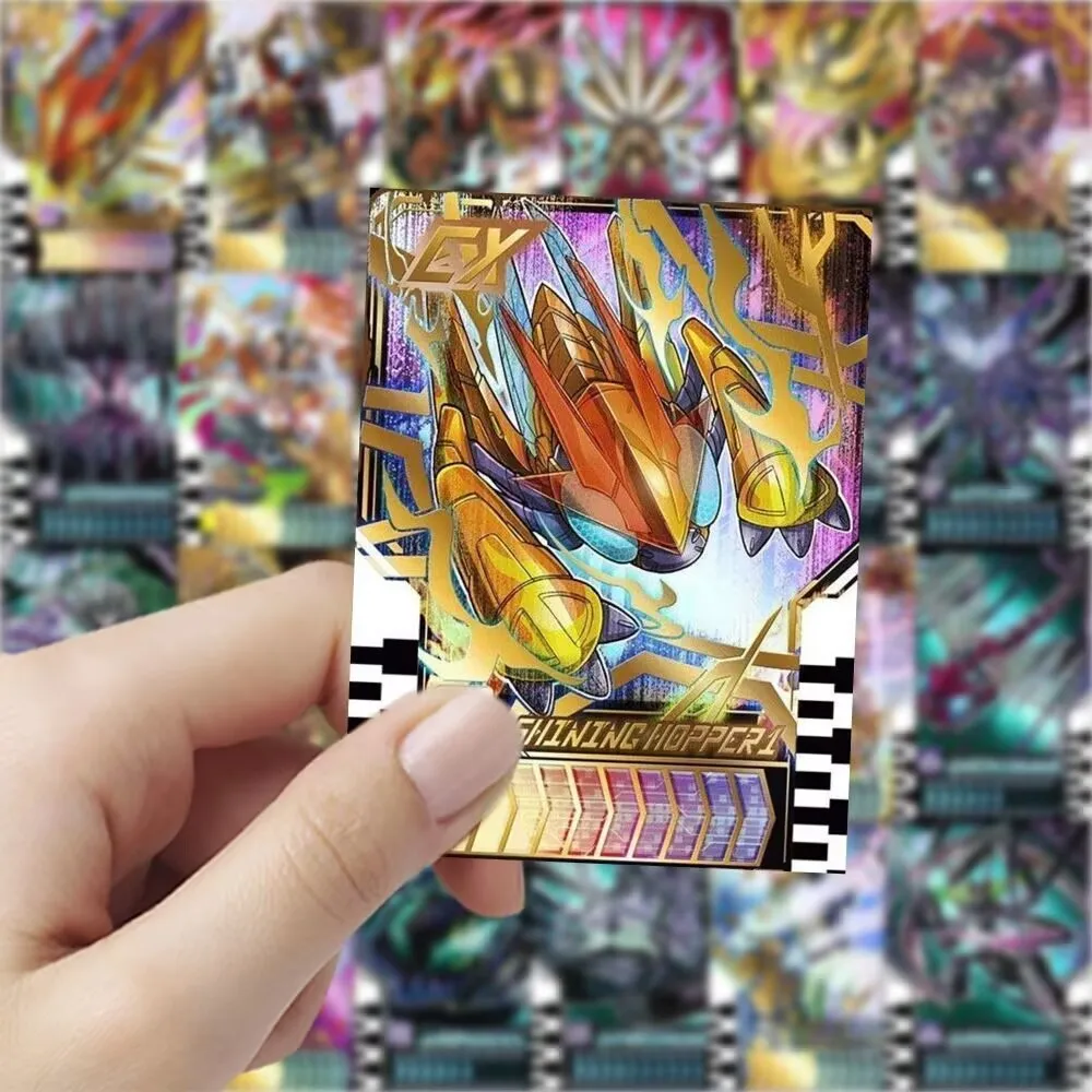60pcs Bandai Kamen Rider Gotchard Series Self-made Adhesive Card Can Be Linked To Dx Transform Waist Belt Driver Collection Card