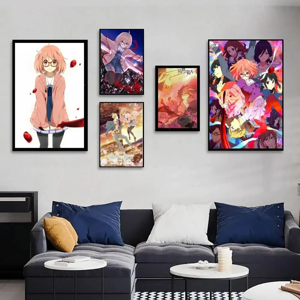 Beyond The B-Boundary Anime Poster Art Sticky Wall Waterproof Home Living Room Bedroom Bar Aesthetic Decoration