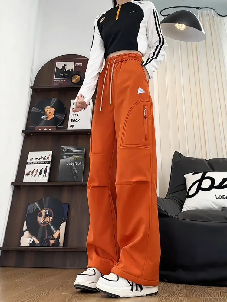 

Утепленные рабочие брюки на флисовой подкладке для мужчин: зимние, для активного отдыха, походов, альпинизма, катания на лыжах, водонепроницаемые, ветрозащитные, теплые