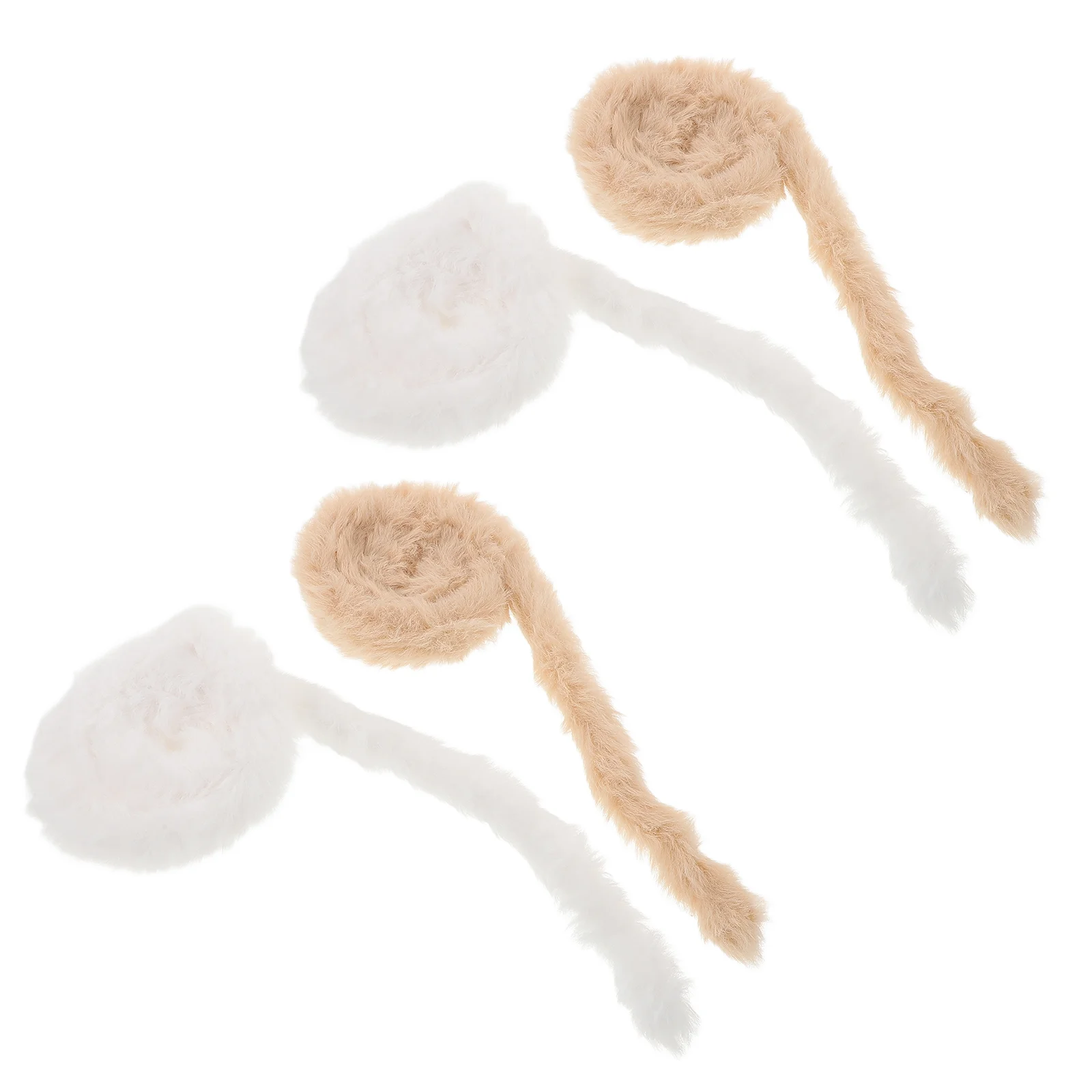 4 Pcs Plush Twist Stick Chenille Stems Detergent Pipe Cleaners Fuzzy Craft Sticks Wire Fluffy