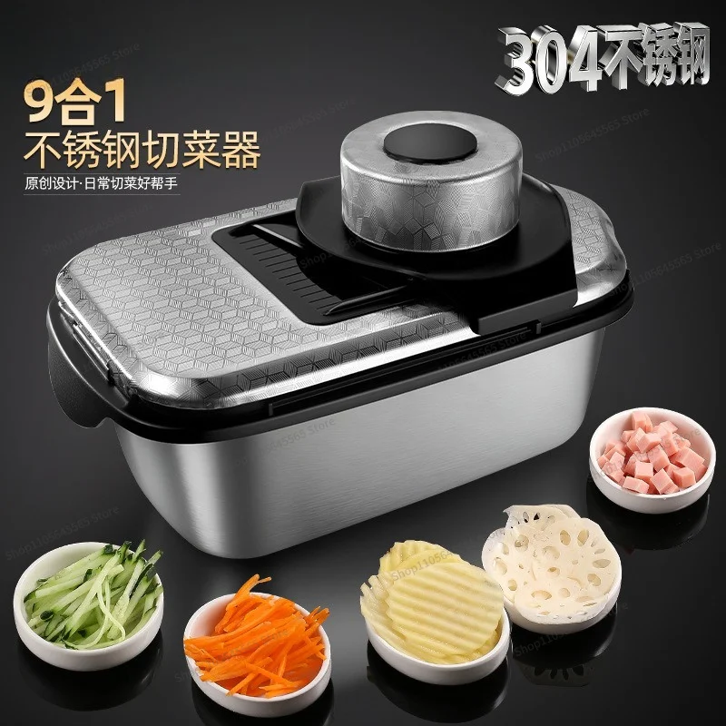 For Stainless Steel Multi-functional Vegetable Cutter Potato Grater Household Slicer