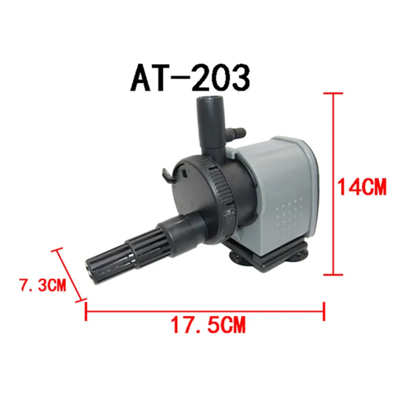 ATMAN AT 201 202 203 Aquarium Internal Filter Pump 3 in 1 multifunction Submersible Water pump for Fish tank