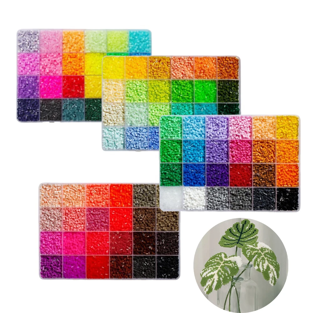 2.6mm Iron Beads Perler Beads Hama Beads Diy High Quality Handmade Gift Fuse Beads 8400pcs/set