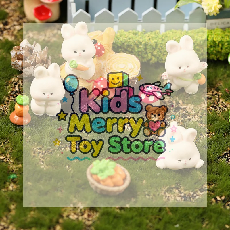 

Micro Landscape Cute Animal Cartoon Rabbit Gardening Accessories Year Of The Rabbit Ornaments