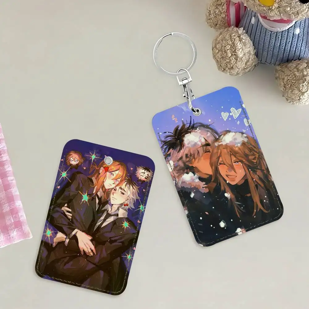 Manga C-Cherry C-Crush Card Holder Keychain Key Ring Door Lock Access Protective Case For Security Gift