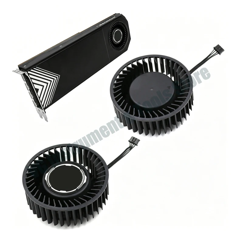 New For ASROCK RX 7900 XT 7900XTX CREATOR Video Card Fan PLB07525B12HH RX7900XT RX7900XTX Graphics Card Replacement Fan