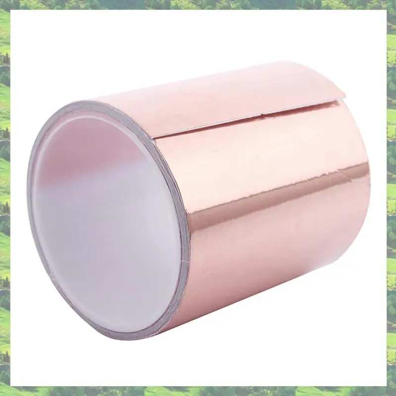 

A59Z-3Pcs 100 мм x 5 м рулон из чистой меди EMI проводящая защитная лента для гитары