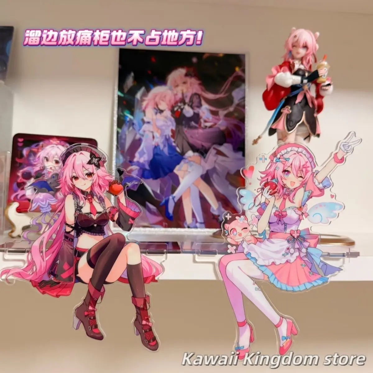 

Honkai: Star Rail Evernight Anime Figure Acrylic Stand Model Plate Desk Decor Standing Sign Desktop Fans