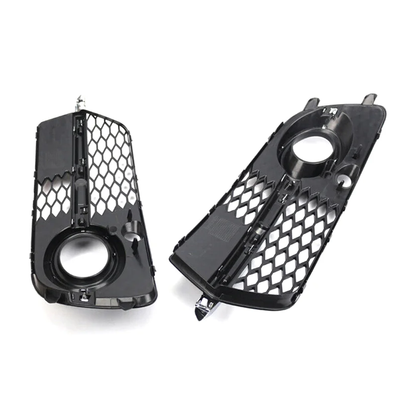 

2PCS Car Front Fog Light Grill Cover Replacement Parts For Q5 S-Line 2013-2017 8R0807682N 8R0807681S