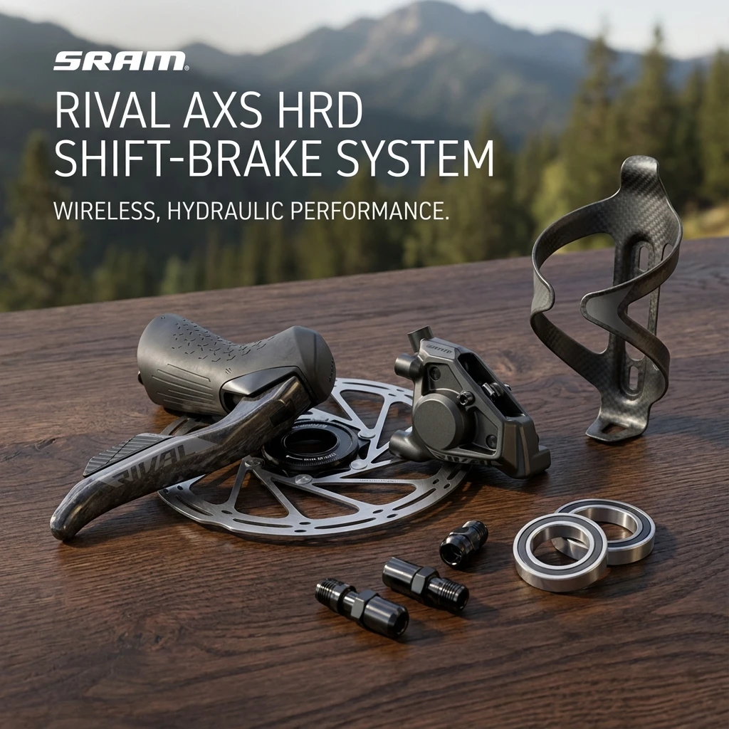 

SRAM Rival AXS HRD Shift-Brake System Left, Right LEVER Front, Rear BRAKE ED-RIV-E1 Carbon brake lever