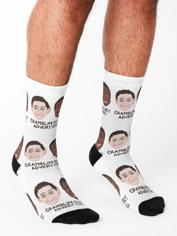 Cramblin Duvet Advertising Socks man bright garter Rugby funny gift Women's Socks Men's