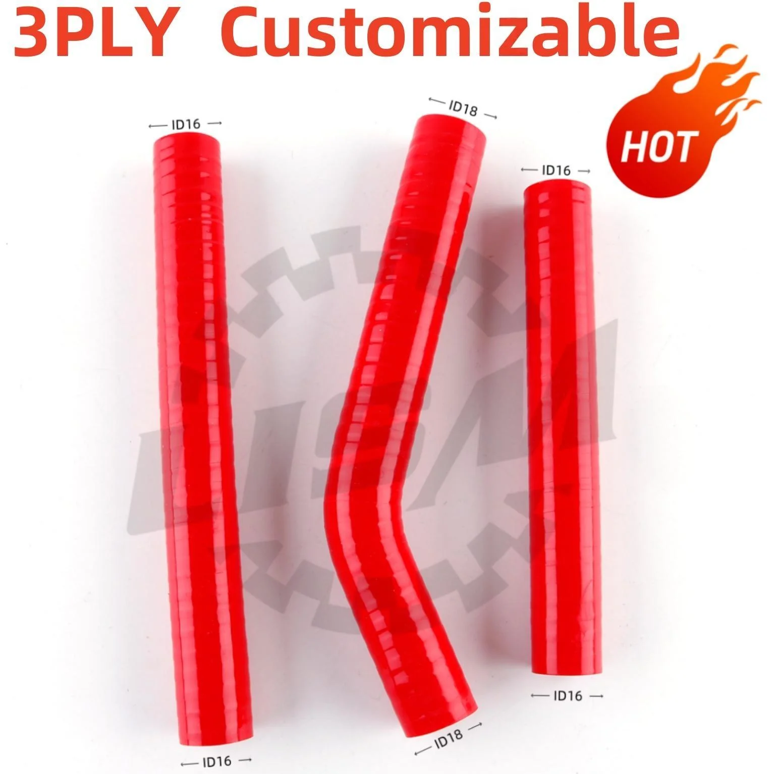 

3PCS For KTM 125 SX 144 SX 150 SX 2007-2011 Motorcycle Replacement Part 2008 2009 2010 3PLY Silicone Radiator Coolant Hose Kit