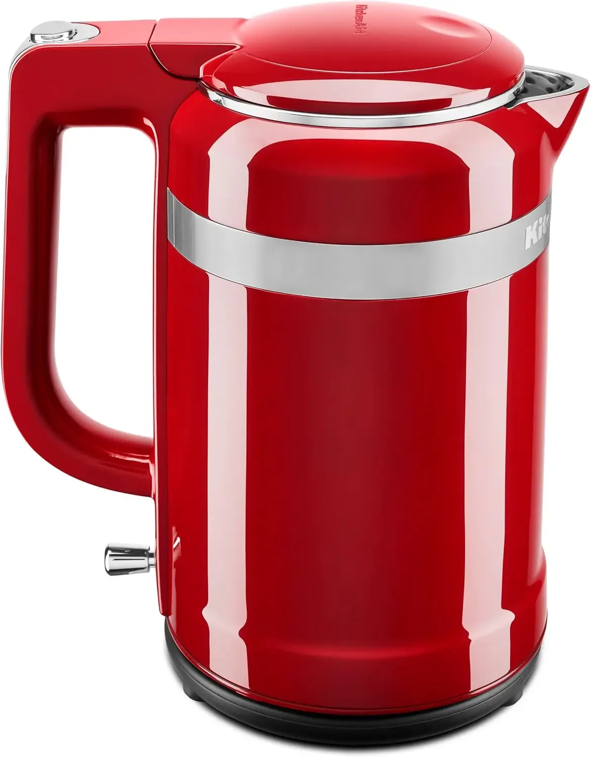 KEK1565ER Electric Dual-Wall Insulation Kettle, 1.5 L, Empire Red， Power base with cord storage