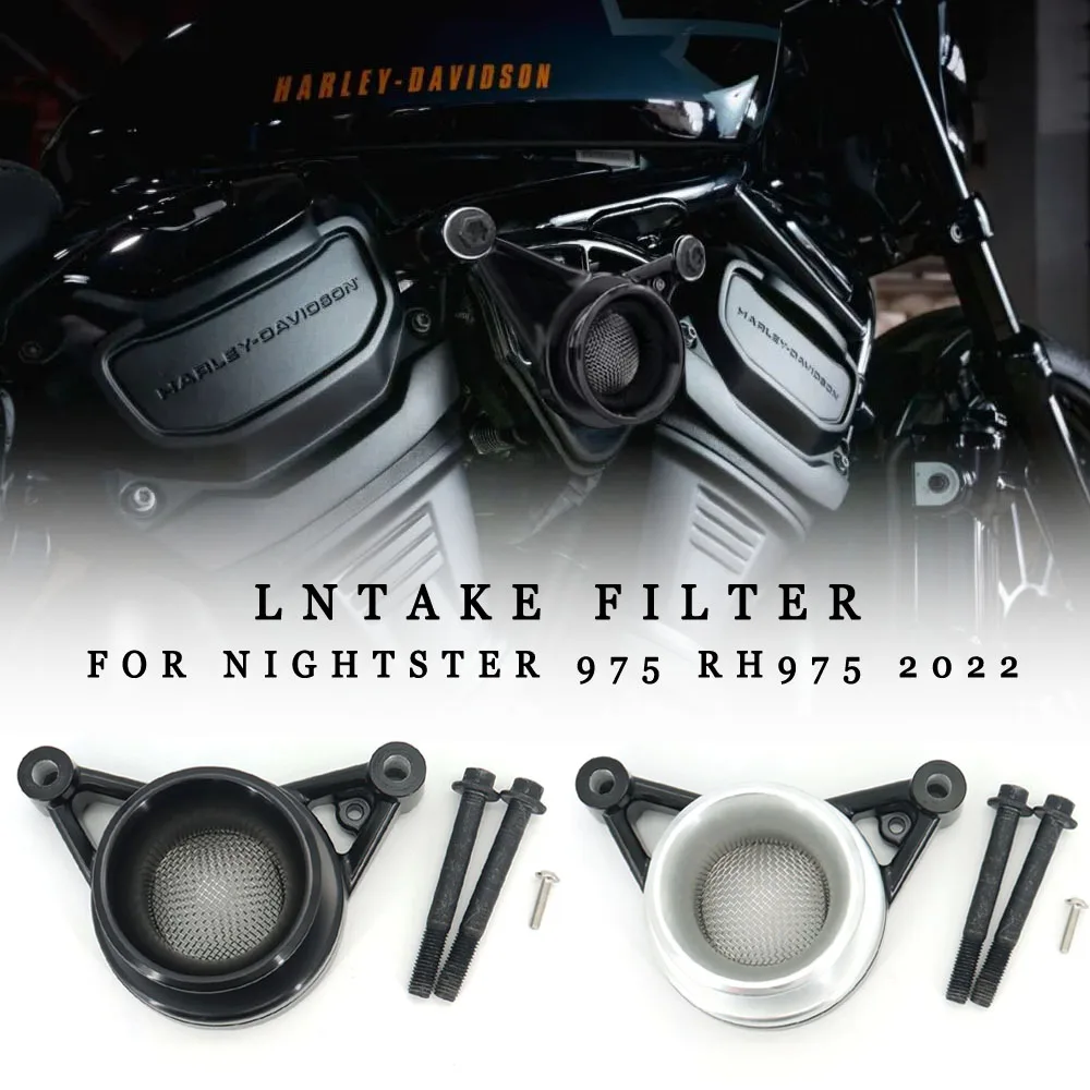 

Motorcycle Accesorios Crafts Air Cleaner Intake Filter Syetem FOR Harley Nightster 975 RH975 RH 975 2022 2023