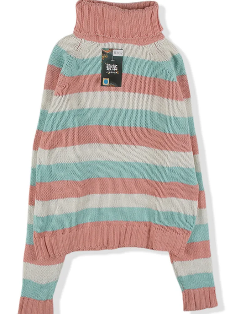 Vintage solto ex lã camisola padrão fair isle malha outono inverno quente longo sve redondo ne único botão fechamento