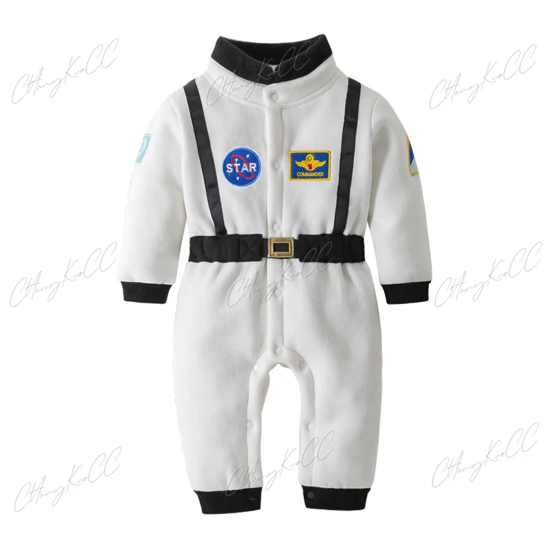 Traje de astronauta para bebês meninos, Macacão espacial, Infantil Halloween Christmas Birthday Party Cosplay, Vestido extravagante