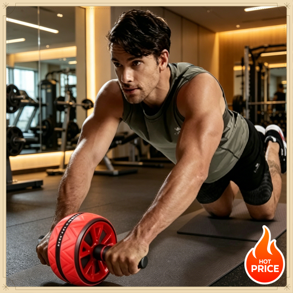  Core Workout Abdominal Wheel Roller Roller Abs Workout Roller Wheel Exercise Equipment For Home Gym 