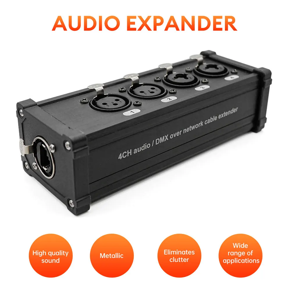 ステージ照明用マルチネットワークxlrケーブル、オスおよびメスネットワーク信号エクステンダー、レコーディングスタジオ、4チャンネル、3ピン、dmx512