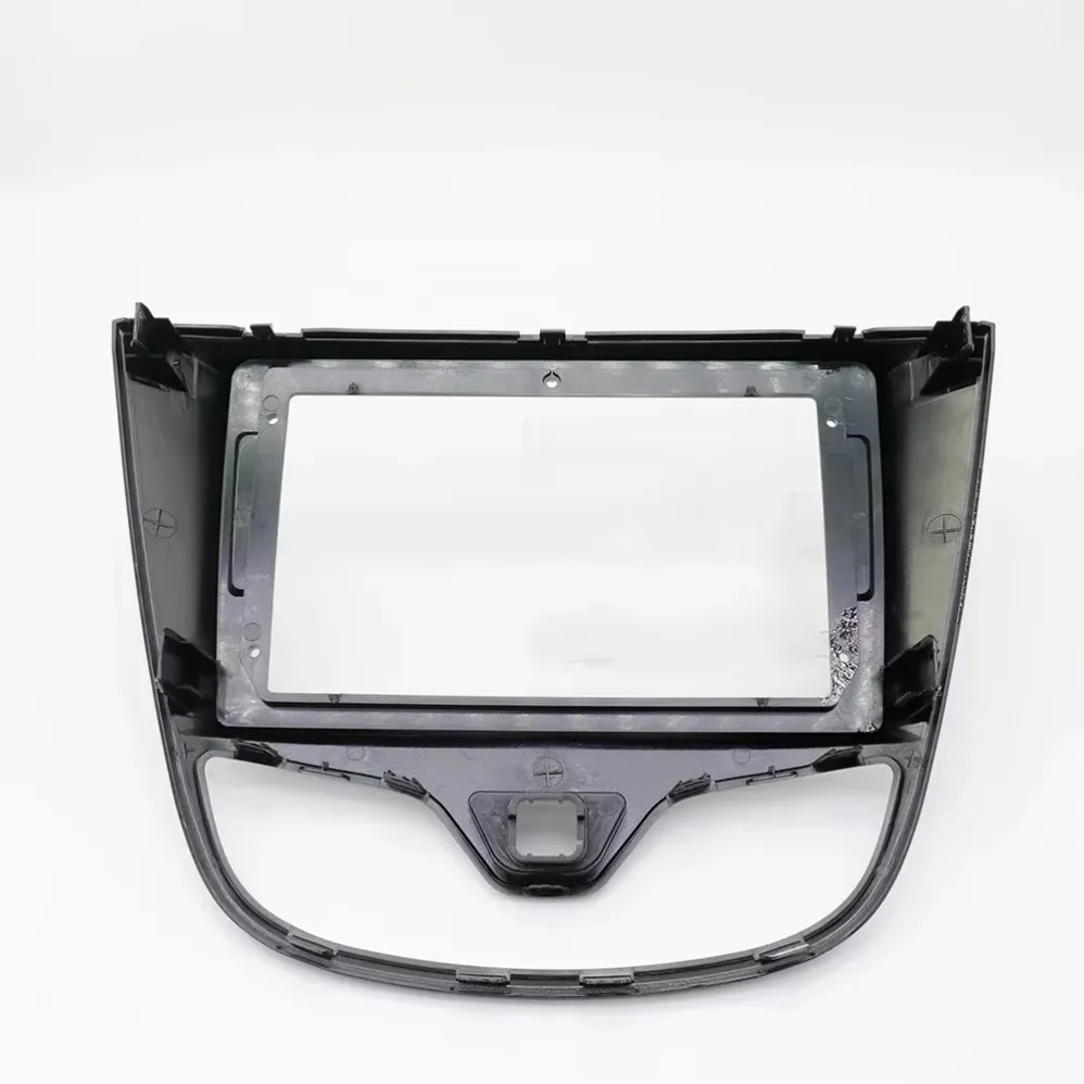 Panel de Fascia de Radio de coche de 9 pulgadas para OPEL Karl 2015 + Facia GPS Dash Kit consola de instalación adaptador de placa de 9 pulgadas marco de cubierta embellecedora de bisel