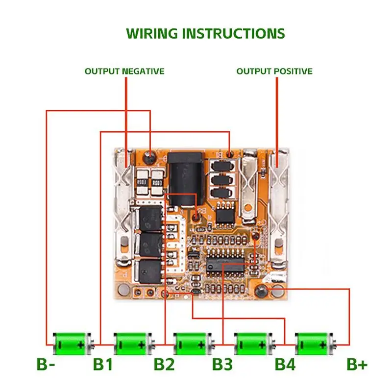 MT5S-50A 21V Li-Battery Protection Board 3 Alloy Charge And Discharge Lithium Battery Pack BMS Module For Mak DIY Electric Tools