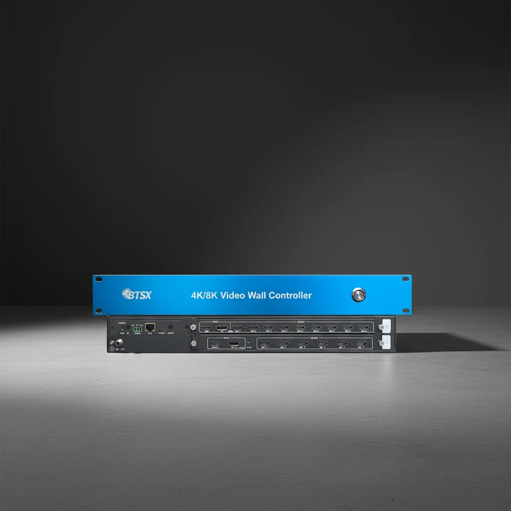 FPGA-Powered 8K Video Wall Controller, 15 HDMI Outputs & Hot Backup for Stable Operation in Exhibitions & VR Environments