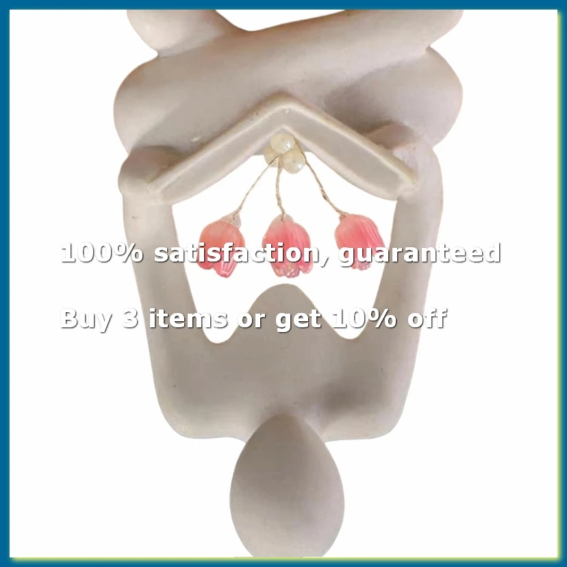 ●Abstract Figure Tulip Night Light Sculpture Resin Statue Bookshelf Living Room Desk Coffee Table Bedside-A57M