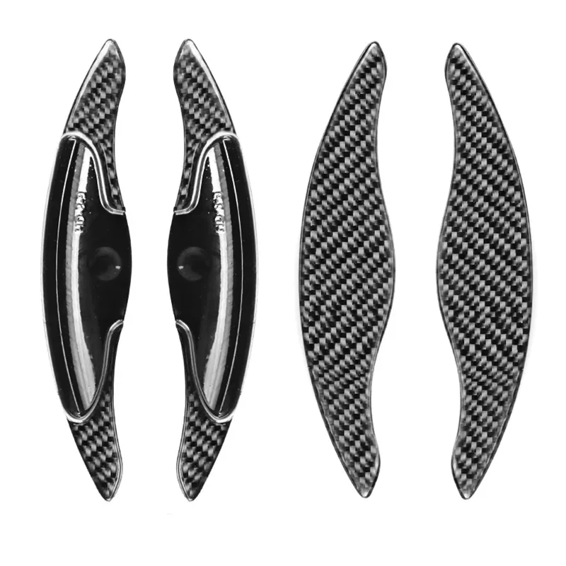 

For Hyundai I30N 2019-23 ABS Carbon Fibre Steering Wheel Shift Paddle Extension Interior Accessories