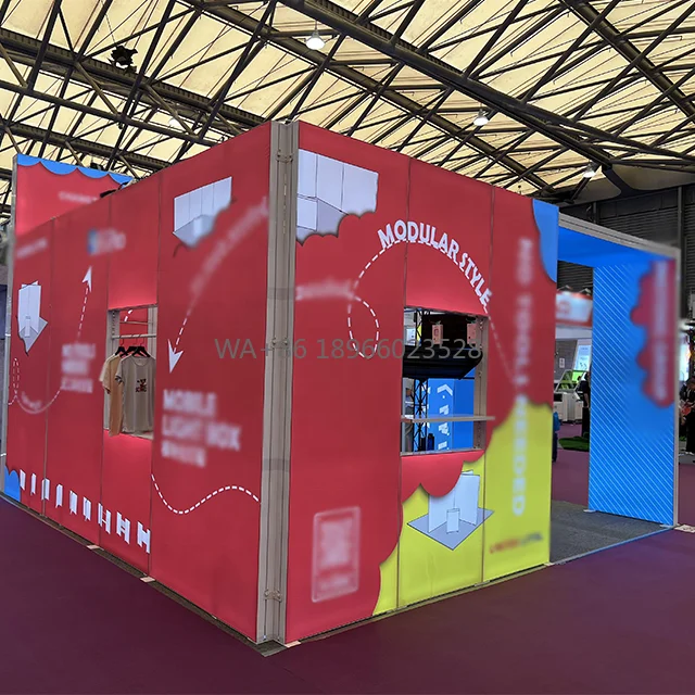 

Private Label Portable Trade Show Booth PLMA Ideal Lighting Display All Booth Size Solutions