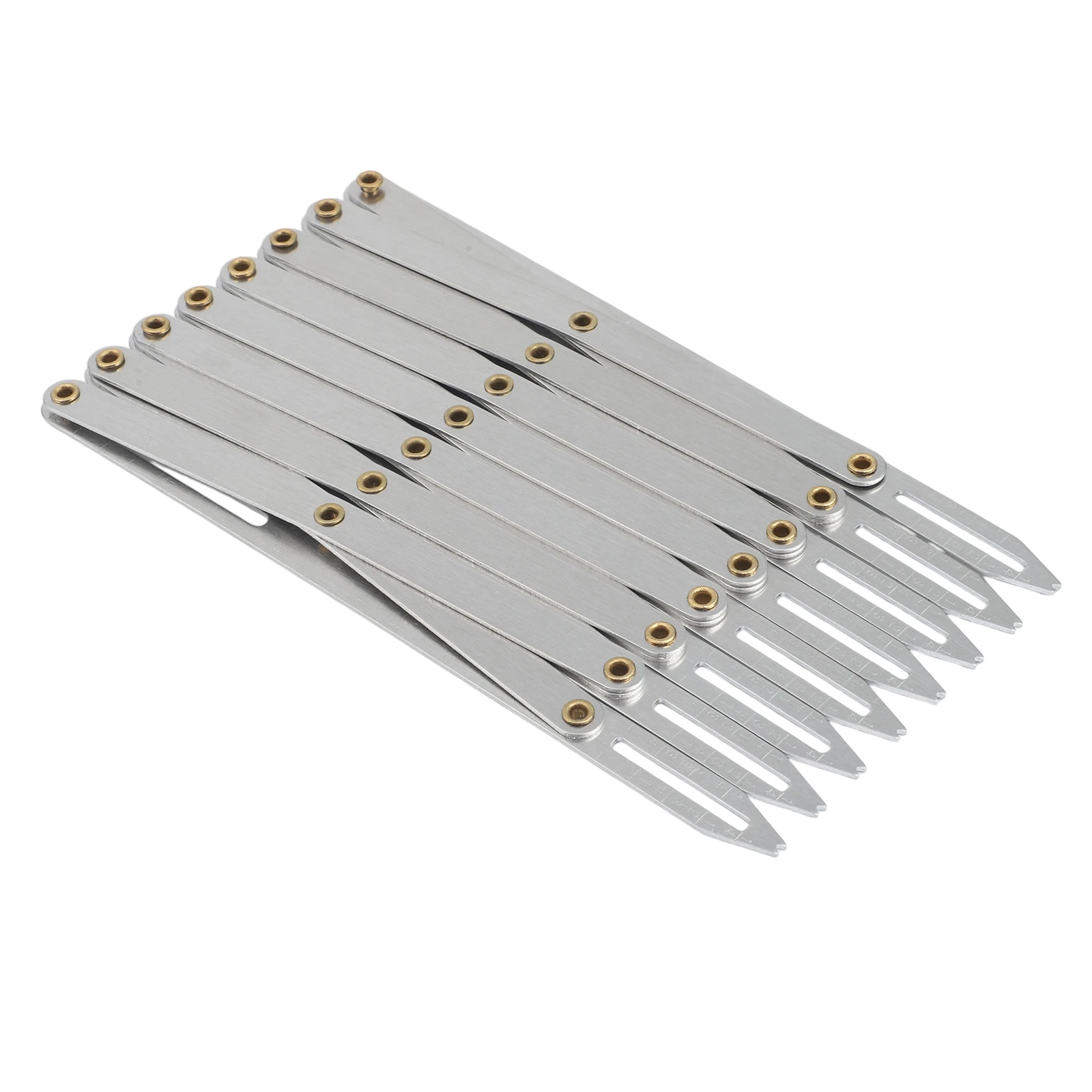 Precision Aluminum Sewing Gauge with Extendable Arm for Exact Buttonhole and Pleat Spacing in Various Fabric Projects