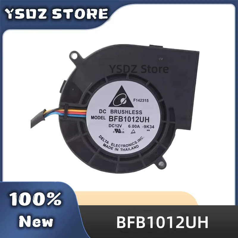 100%New BFB1012UH 4-wire 9733 97*97*33mm DC12V 6A Cooling fan in stock Fast Shipping